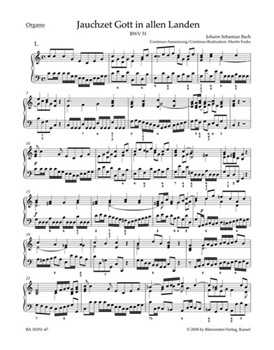 Praise ye God thruout creation BWV 51 -Cantata for the 15th Sunday after Trinity- by Bach Johann Sebastian for