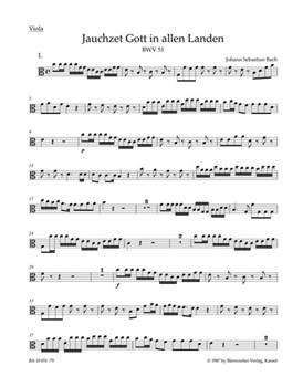 Praise ye God thruout creation BWV 51 -Cantata for the 15th Sunday after Trinity- by Bach Johann Sebastian for