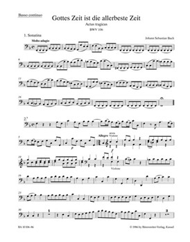 Mighty God His time is ever best BWV 106 "Actus tragicus" by Bach Johann Sebastian for