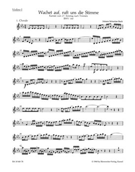 Wake ye maids! hark strikes the hour BWV 140 -Cantata for the 27th sunday after Trinity- by Bach Johann Sebastian for