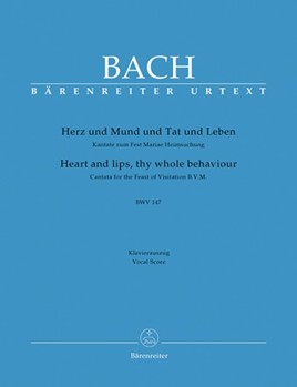 Heart and lips thy whole behaviour BWV 147 -Cantata for the Feast of Visitation B. V. M.- by Bach Johann Sebastian - Kroupova Olga - for SSolo/ASol