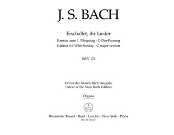Erschallet ihr Lieder BWV 172 -Cantata for Whitsunday- (C major version) by Bach Johann Sebastian for
