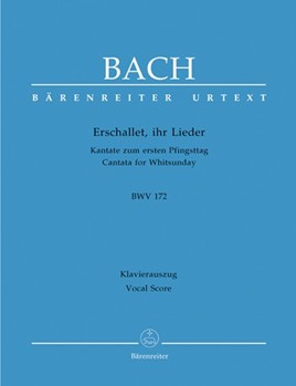 Erschallet ihr Lieder BWV 172 -Cantata for Whitsunday- (C major version) by Bach Johann Sebastian - Kilian Dietrich - for SSolo/ASol