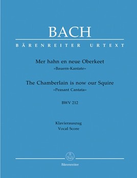 Mer Hahn En Neue Oberkeet by Bach Johann Sebastian - Kohs Andreas - for Vocal Scor