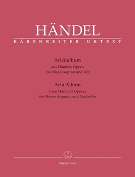 Aria Album (Arienalbum) by Handel George Frideric - Mezzo/Contralto - for Vocal Solo