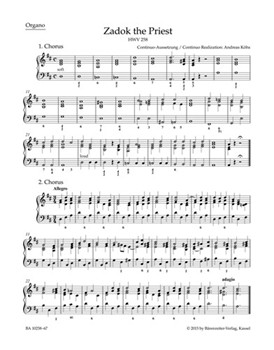 Zadok the priest HWV 258 -Coronation Anthem- by Handel George Frideric for