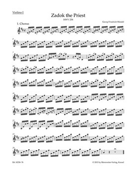 Zadok the priest HWV 258 -Coronation Anthem- by Handel George Frideric for