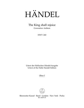 The King shall rejoice HWV 260 -Coronation Anthem- by Handel George Frideric for
