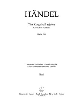 The King shall rejoice HWV 260 -Coronation Anthem- by Handel George Frideric for