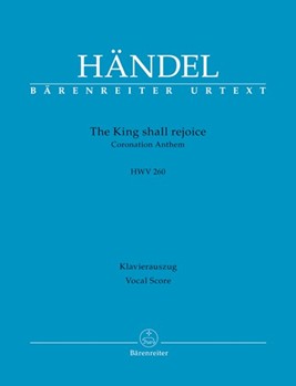 King shall rejoice by Handel George Frideric - Blaut/Kohs - for SAATBB