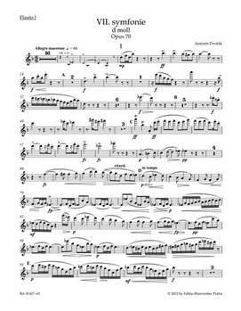 Symphony Nr. 7 D minor op. 70 by Dvorak Antonin for