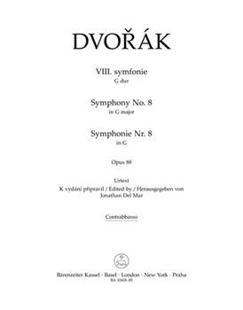 Symphony Nr. 8 G major op. 88 by Dvorak Antonin for