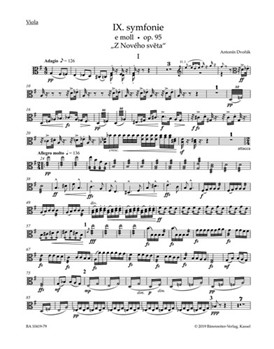 Symphonie Nr. 9 e-Moll op. 95 "Aus der Neuen Welt" by Dvorak Antonin for