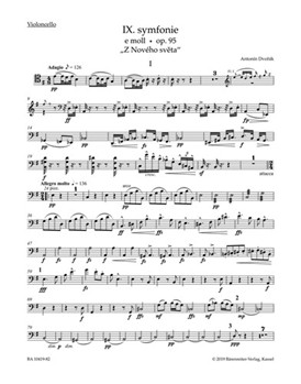 Symphonie Nr. 9 e-Moll op. 95 "Aus der Neuen Welt" by Dvorak Antonin for