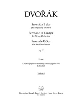 Serenade for String Orchestra E major op. 22 by Dvorak Antonin for