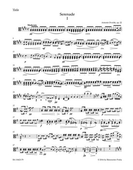Serenade for String Orchestra E major op. 22 by Dvorak Antonin for
