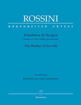 The Barber of Seville -Commedia in due atti (comedy in two acts)- by Rossini Gioachino - Baumann Rasmus - for Voc./Ch/Or