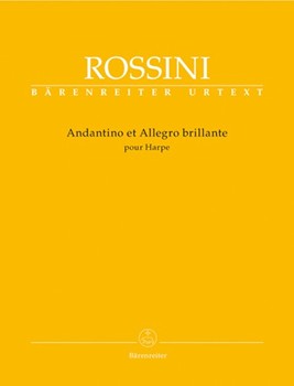 Andantino et Allegro brillante pour Harpe by Rossini Gioachino for Harp