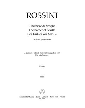 Il barbiere di Siviglia (Der Barbier von Sevilla). Sinfonia (Ouverture) by Rossini Gioachino for