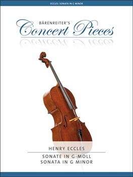 Sonata in G minor by Eccles Henry - Sassmannshaus Chris - for Cello