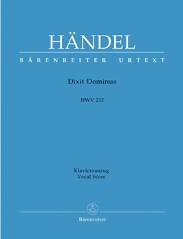 Dixit Dominus by Handel George Frideric - Kohs Andreas - for SSATB (Hwv 232)