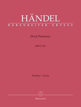 Dixit Dominus HWV 232 (Psalm 109) by Handel George Frideric for 2SSolo/ASo