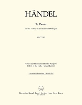 Te Deum for the Victory at the Battle of Dettingen HWV 283 by Handel George Frideric for Ob1/Ob2/ba