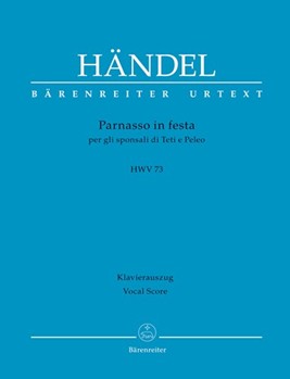 Parnasso in festa per gli sponsali di Teti e Peleo HWV 73 -Serenata in 3 parts- by Handel George Frideric - Kohs Andreas - for 2SSolo/2Me