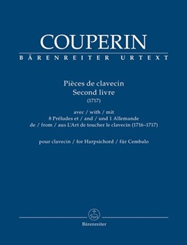 Pieces for Harpsichord (Pieces de clavecin) Bk 2 by Couperin Francois - Herlin Denis - for Harpsichord