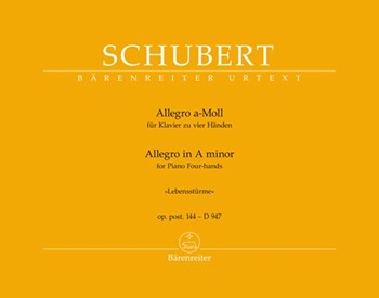 Allegro IN A minor opus post. 144 D 947 "Lebenssturme"