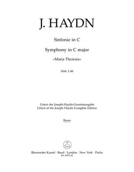 Symphony C major Hob. I:48 "Maria Theresia" by Haydn Joseph for