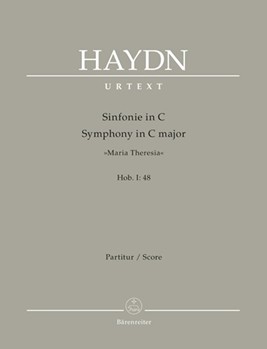 Symphony C major Hob. I:48 "Maria Theresia" by Haydn Joseph for 2Ob/bassoo