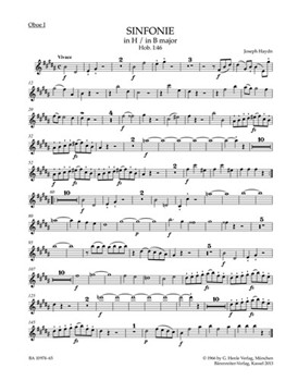 Symphony B major Hob. I:46 by Haydn Joseph for