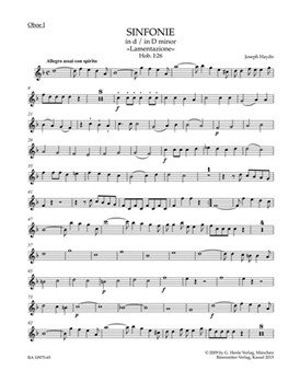 Symphony D minor Hob. I:26 "Lamentazione" by Haydn Joseph for