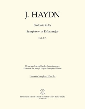 Symphony Nr. 91 E-flat major Hob. I:91 by Haydn Joseph for