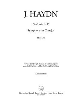 Symphony C major Hob. I:90 by Haydn Joseph for