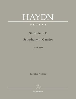 Symphony C major Hob. I:90 by Haydn Joseph for Fl/2Ob/bas