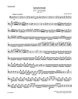 Symphony Nr. 79 in F major Hob. I:79 by Haydn Joseph for
