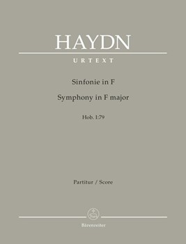 Symphony Nr. 79 in F major Hob. I:79 by Haydn Joseph for Orch