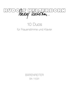 10 Duos for Female Voice and Piano (2012) by Kelterborn Rudolf for Female voi