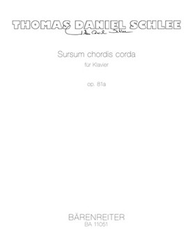 Sursum chordis corda for piano op. 81a by Schlee Thomas Daniel for Piano