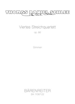 Viertes Streichquartett op. 86 (2014-2015) by Schlee Thomas Daniel for V1V2VaVc
