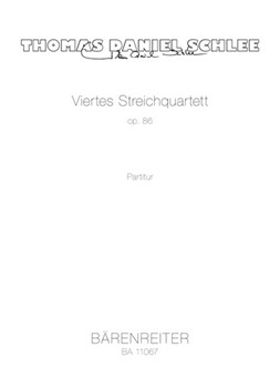 Viertes Streichquartett op. 86 (2014-2015) by Schlee Thomas Daniel for V1V2VaVc