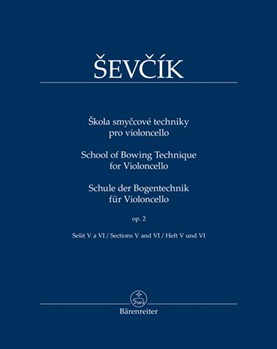 School of Bowing Technique for Violoncello op. 2 - Sections 5 & 6 by Sevcik Otakar - Jamnik Tomas - Bk 3 for Cello