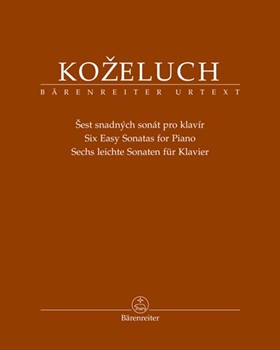 Six Easy Sonatas for Piano by Kozeluch Leopold for Piano