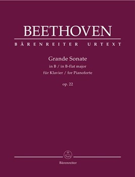 Grande Sonate in B-Flat Major Opus 22 by Beethoven Ludwig van - Del Mar Jonathan - for Piano