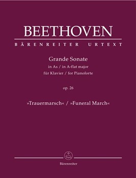 Grande Sonate for Pianoforte A-flat major op. 26 "Funeral March" by Beethoven Ludwig van - Del Mar Jonathan - for Piano