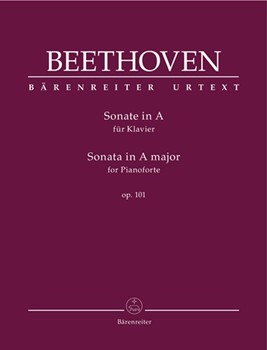 Sonata in A major Op. 101 by Beethoven Ludwig van for Piano
