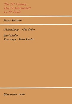 Vollendung (Wenn ich einst das Ziel errungen habe) D 579 A (D 989) - Die Erde (Wenn sanft entzuckt m by Schubert Franz for hVoice/pia