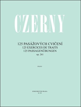 125 Passagen-Übungen in kurzeren und ausgefuhrteren kleinen Satzen op. 261 by Czerny Carl for Piano